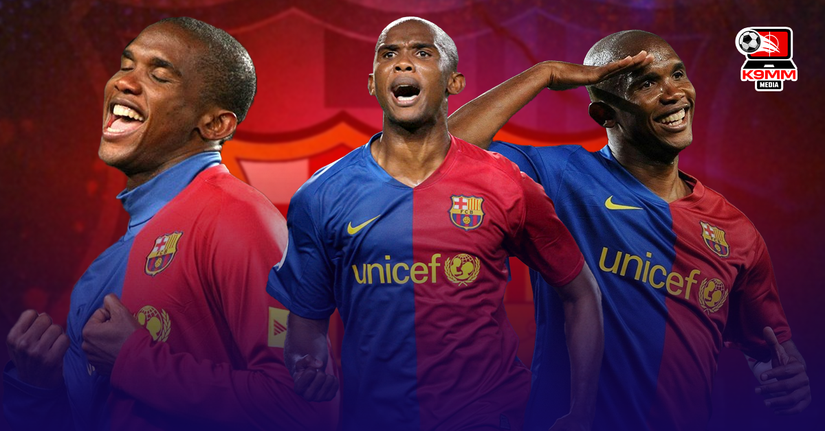  legendary striker, Samuel Etoo